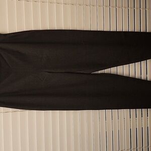 Talbots Dark Gray Side Zip Straight Leg Trouser sz 12